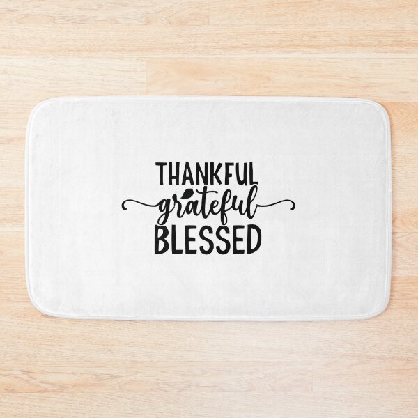 Item preview, Thankful Grateful Blessed - Cute Cozy Fall Retro Aesthetic Thanksgiving Vibes Matching Family Autumn Holiday Gift Art designed and sold by FuzionRaptor.