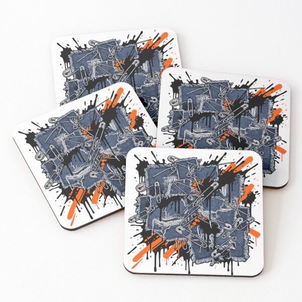 Item preview, Shredded Denim Patchwork - Chaotic Punk Alternative Streetwear designed and sold by krish-prints.