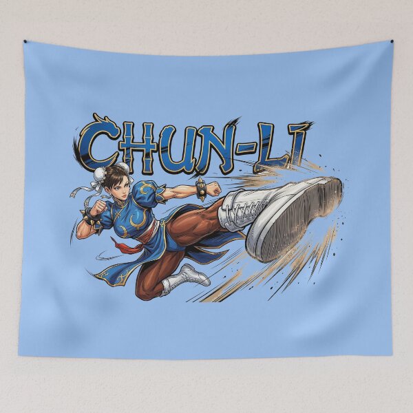 Item preview, Chun-Li Street Fighter — Anime Fighting Game Fan Art Digital Illustration designed and sold by Planet Utoppia.
