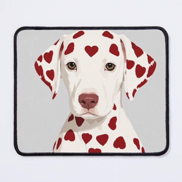 Item preview, Heart Dalmatian Dog Portrait designed and sold by minbadesign.