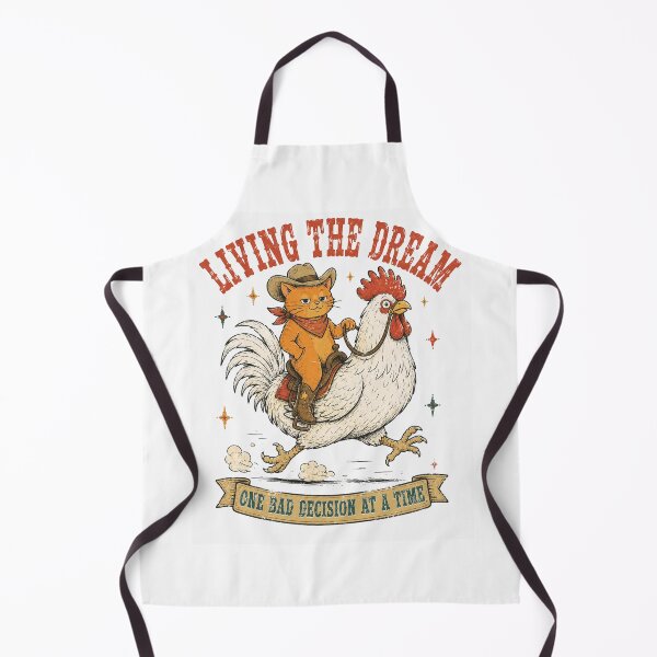 Item preview, Living the Dream One Bad Decision at a Time Funny Cat designed and sold by Region.