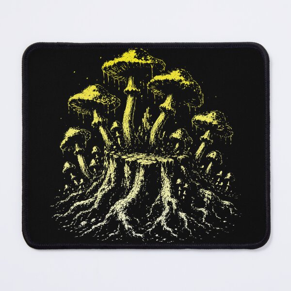 Item preview, Gothic Mushroom Engraving Shirt – Ancient Forest Graphic designed and sold by VikArtStudio.