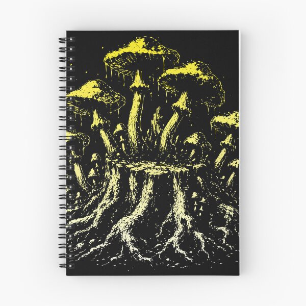 Item preview, Gothic Mushroom Engraving Shirt – Ancient Forest Graphic designed and sold by VikArtStudio.