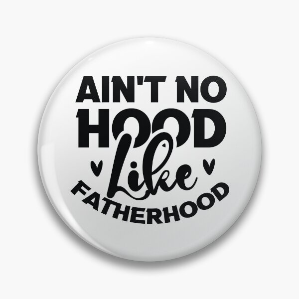 Item preview, Aint No Hood Like Fatherhood - Funny Dad Quotes Retro Vintage Aesthetic New Papa Husband Gift designed and sold by FuzionRaptor.