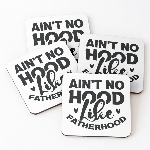 Item preview, Aint No Hood Like Fatherhood - Funny Dad Quotes Retro Vintage Aesthetic New Papa Husband Gift designed and sold by FuzionRaptor.