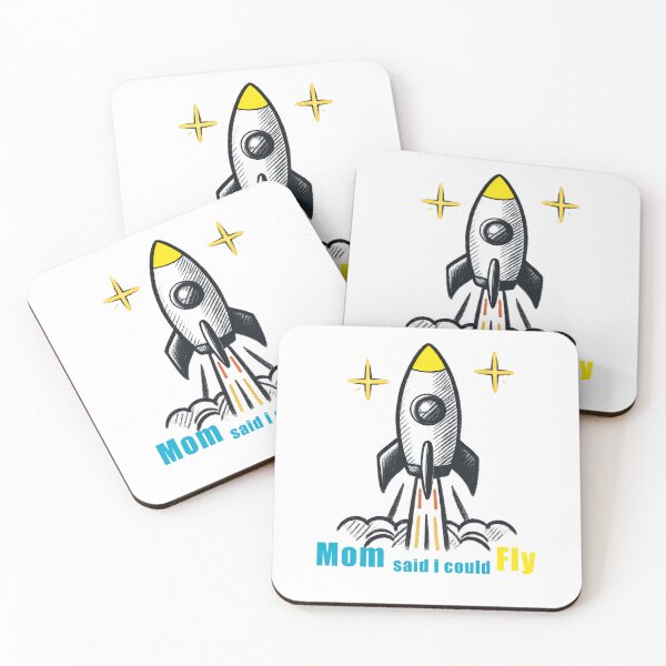 Item preview, Mom Said I Could Fly | Cute Rocket Design for Dreamers, Space Lovers & Future Astronauts designed and sold by Rocket&Stars.