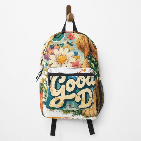 Item preview, Good Days Golden Retriever Retro Art designed and sold by S06PMarketing.
