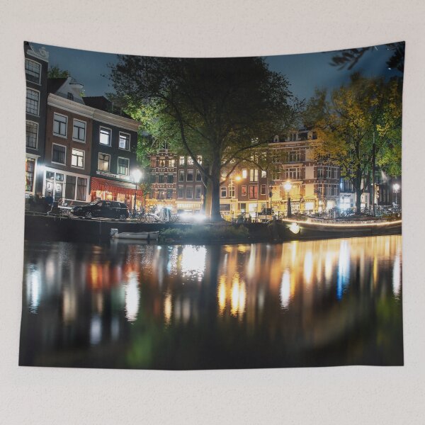 Item preview, Amsterdam Canal Reflections at Night designed and sold by athanasioungr.