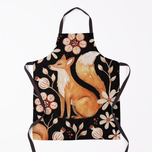 Item preview, Foxes on Black designed and sold by The Painted Lamb.