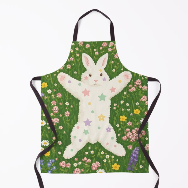 Item preview, Whimsical Bunny in Wildflower Meadow designed and sold by minbadesign.