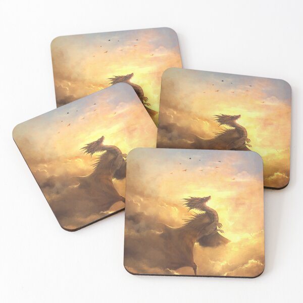 Item preview, A warm sunset and wild dragon designed and sold by Art-of-Kelpie.