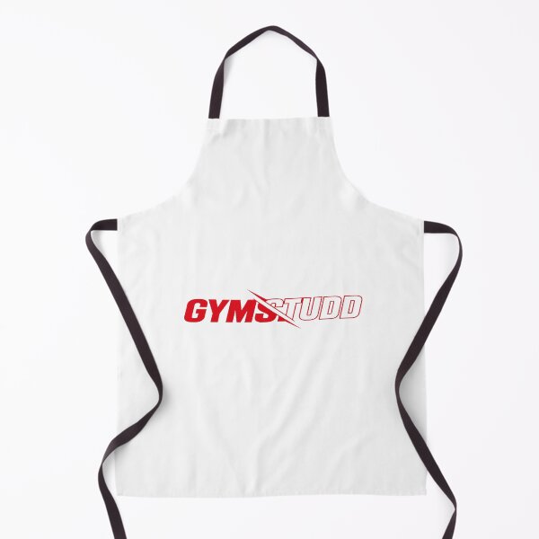 Item preview, GYMSTUDD Bold Fitness Typography Sticker | Red & White Gym Style designed and sold by ArtisticShape.