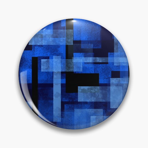 Item preview, Abstract Blue Geometric Composition designed and sold by Andrew  Hitchen.
