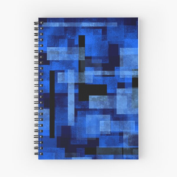 Item preview, Abstract Blue Geometric Composition designed and sold by Andrew  Hitchen.
