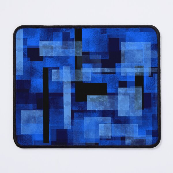 Item preview, Abstract Blue Geometric Composition designed and sold by Andrew Hitchen.