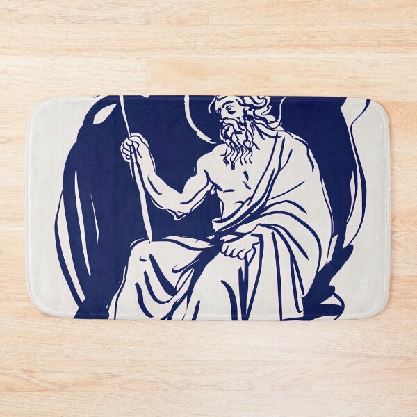 Item preview, Celestial god - Blue Abstract Art designed and sold by shadow-bloom.