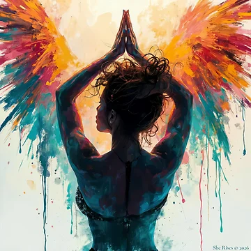 Artwork thumbnail, Phoenix Rising Through Faith by She-Rises