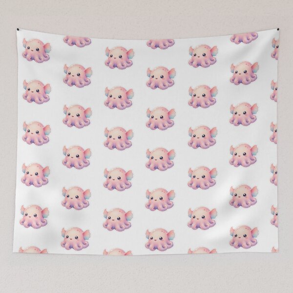 Artikelvorschau, Niedlicher Dumbo-Oktopus-Aufkleber, Kawaii-Oktopus-Aufkleber in Pastellrosa, Geschenkidee für Meeresbiologie-Fans, bezaubernder Laptop- und Planer-Aufkleber mit Meerestiermotiv entworfen und verkauft von PND7777.