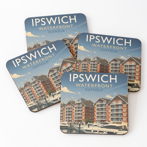 Item preview, Ipswich Waterfront Suffolk designed and sold by The Deco Bureau.