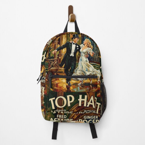 Item preview, Top Hat Retro Musical Romance Tribute Art Movie Poster designed and sold by Art's Diner.