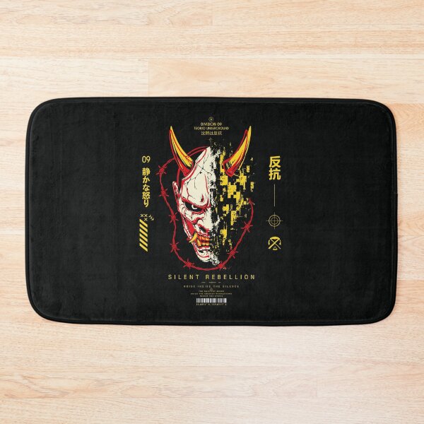 Item preview, Silent Rebellion Oni Mask Streetwear Japanese Punk  designed and sold by CamaleonDesigns.