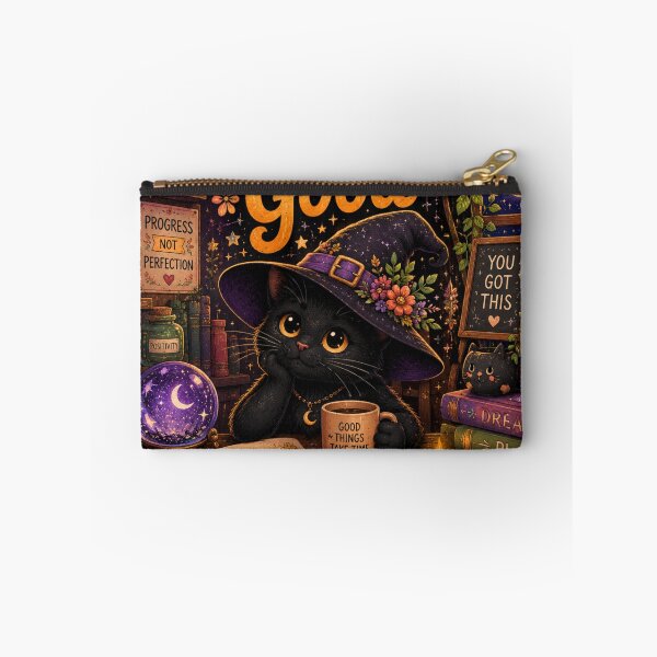 Item preview, Focus on the Good Cozy Witch Cat designed and sold by S06PMarketing.