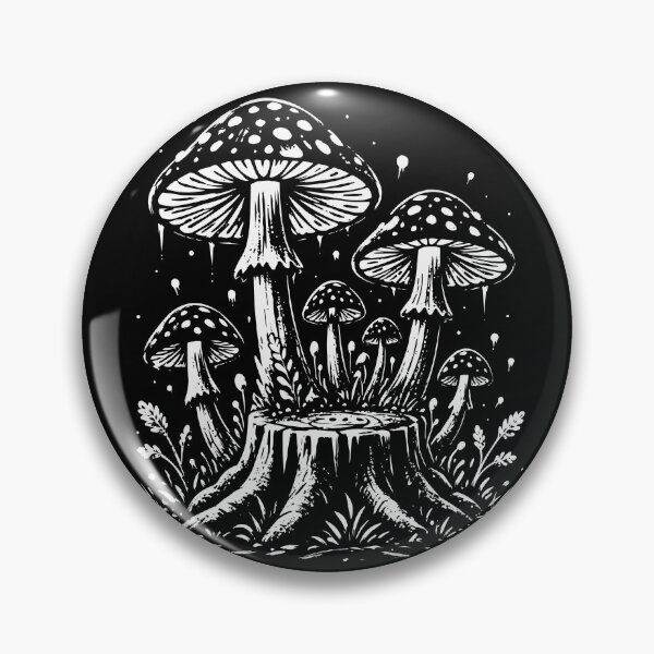 Item preview, Amanita Woodland Illustration Shirt – Botanical Engraving Art designed and sold by VikArtStudio.