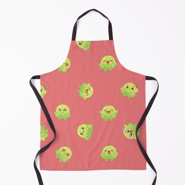 Item preview, Cute Kawaii Green Slime Seamless Pattern designed and sold by Studio Edit.