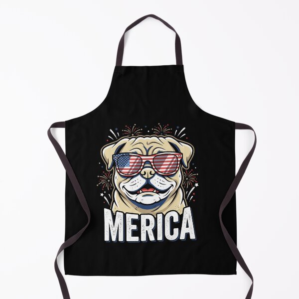 Item preview, Merica Pug Dog American Patriot Fourth Of July designed and sold by SofenArt.