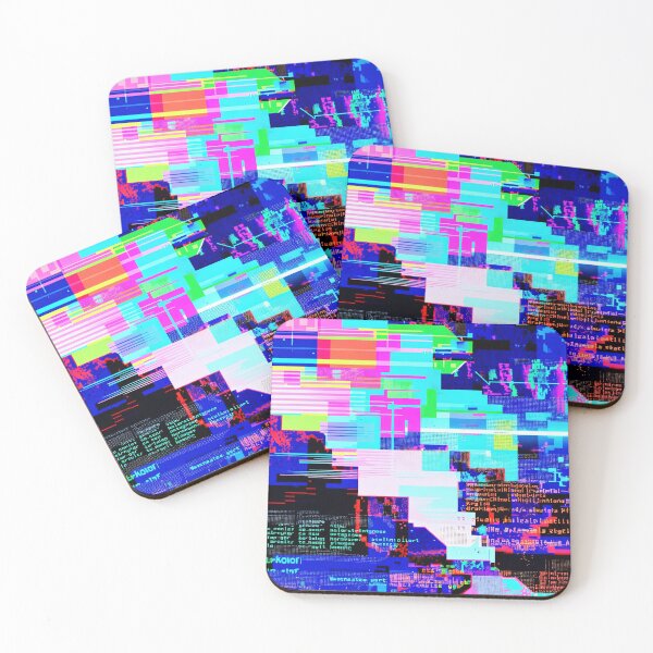 Item preview, Pixel Glitch Abstract Art designed and sold by neonvelour.