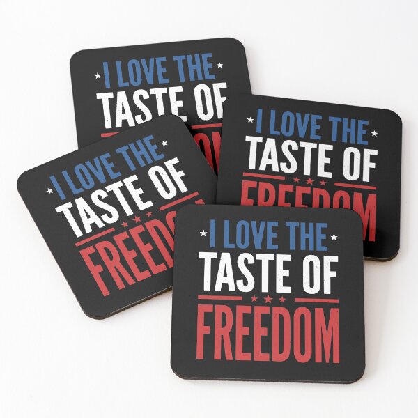 Item preview, I Love The Taste Of Freedom Patriotic American Pride designed and sold by SofenArt.
