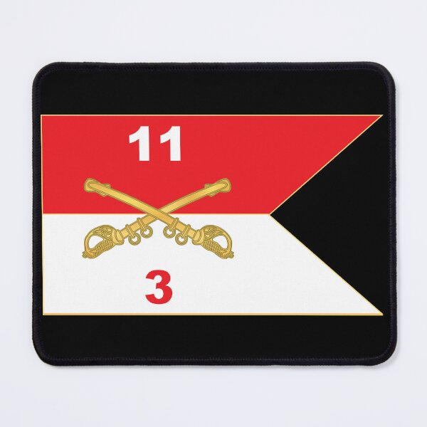 Item preview, 3rd Squadron, 11th Armored Cavalry Regiment - Guidon designed and sold by Military Insignia Products.