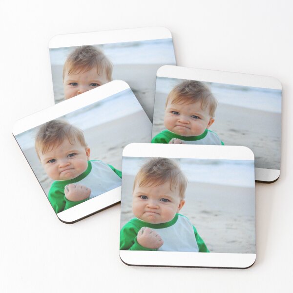 Item preview, Success Kid Funny Meme Sticker designed and sold by Maplyx.