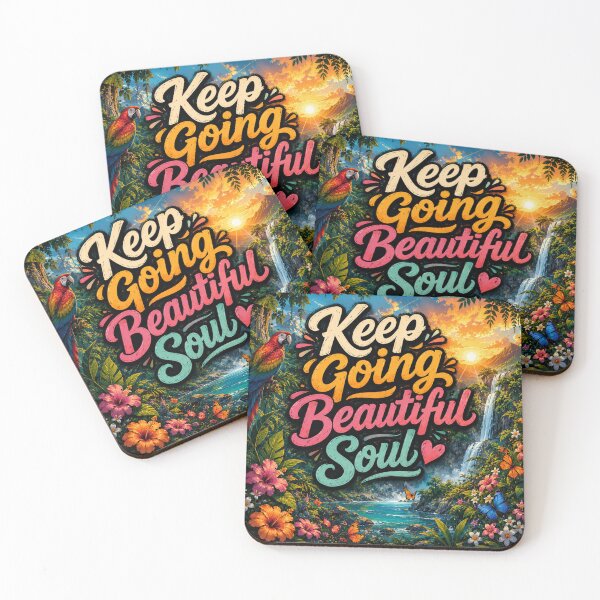 Item preview, Keep Going Beautiful Soul Tropical Paradise Art designed and sold by S06PMarketing.