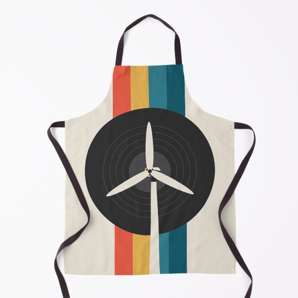Item preview, Retro Vinyl Record Wind Turbine Renewable Energy Design designed and sold by Volt Junkies.