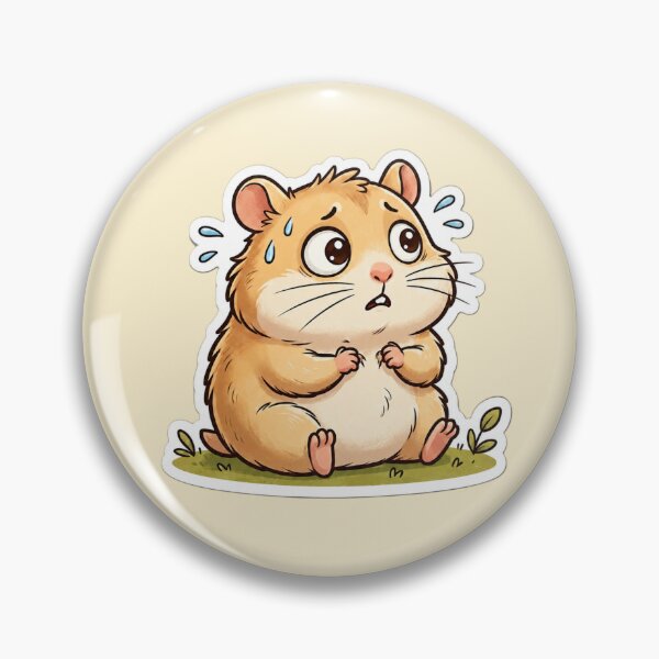 Item preview, Worried Little Hamster designed and sold by Safe Haven Pets.