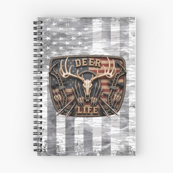 Item preview, Whitetail Deer Life Bow Hunting American Flag Hunting Skull Wall Art designed and sold by artistwill.