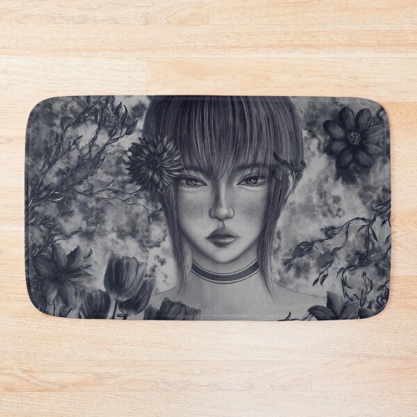 Item preview, Beautiful girl surrounded by flowers designed and sold by Witseart.