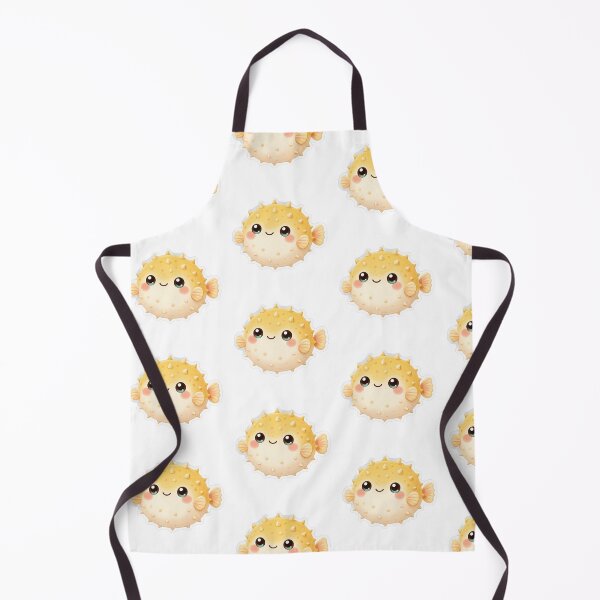Item preview, Cute Pufferfish Sticker, Kawaii Chubby Blowfish Decal, Yellow Ocean Animal Laptop Sticker, Marine Life Gift for Kids, Water Bottle Decal designed and sold by PND7777.