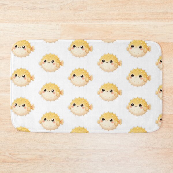 Item preview, Cute Pufferfish Sticker, Kawaii Chubby Blowfish Decal, Yellow Ocean Animal Laptop Sticker, Marine Life Gift for Kids, Water Bottle Decal designed and sold by PND7777.