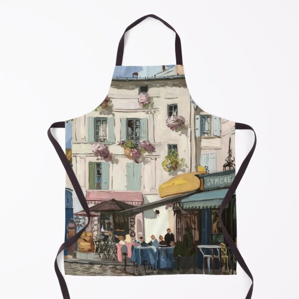 Item preview, French Cafe Print – Bistro Street Scene Wall Art designed and sold by CARRAANN.