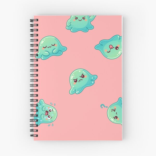 Item preview, Cute Kawaii Green Turquoise Seamless Pattern designed and sold by Studio Edit.