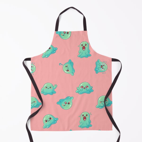 Item preview, Cute Kawaii Green Turquoise Seamless Pattern designed and sold by Studio Edit.
