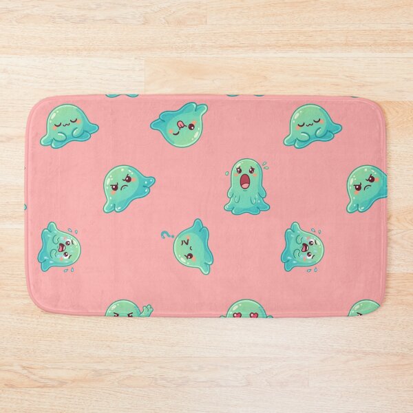 Item preview, Cute Kawaii Green Turquoise Seamless Pattern designed and sold by Studio Edit.