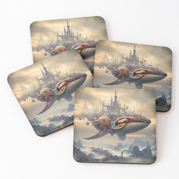 Item preview, The Celestial Citadel Leviathan designed and sold by bloorose.