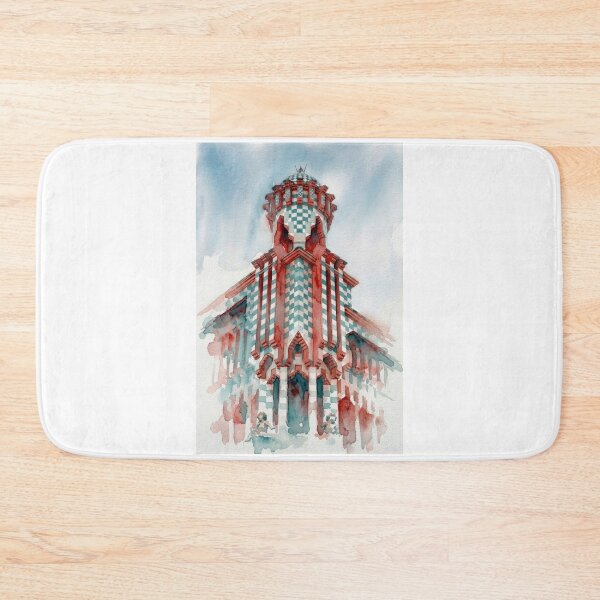 Item preview, Casa Vicens Barcelona Watercolor designed and sold by caracatita75.