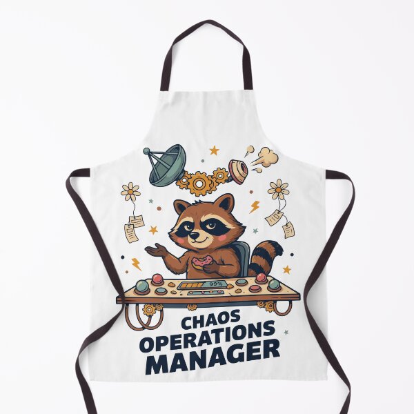 Item preview, Chaos Operations Manager Raccoon designed and sold by CutePawCreation.