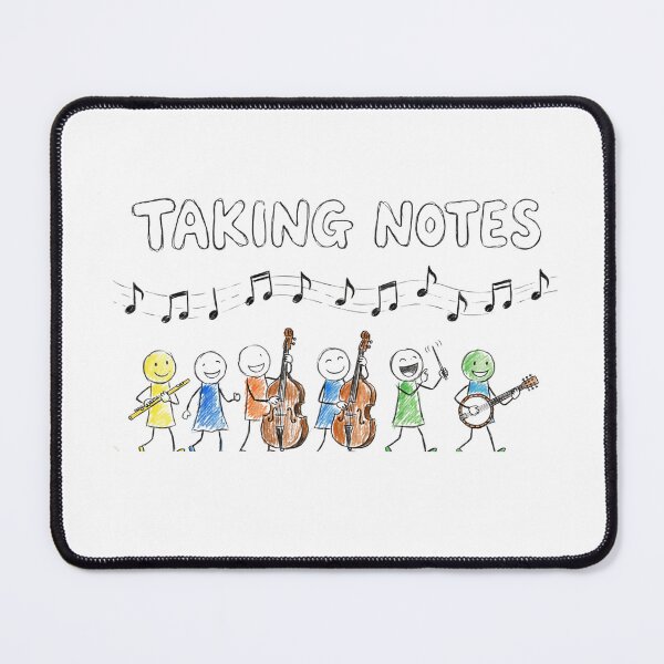 Item preview, Taking Notes Kids Orchestra Stick Figure Music Art designed and sold by DariaOltes.
