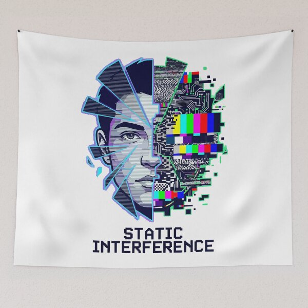 Item preview, GAN Glitch Face | Generative Adversarial Network Art designed and sold by Uglyandcute.