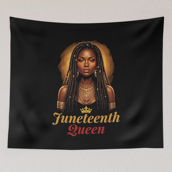 Item preview, Juneteenth Queen Black Woman African American Freedom Day Celebration designed and sold by SofenArt.